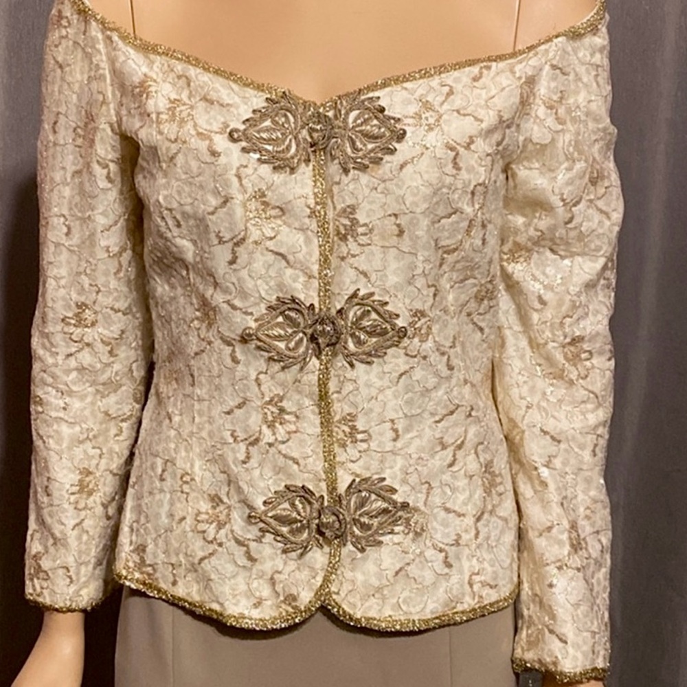 Vintage Designer top/cardigan Oscar de la Renta
